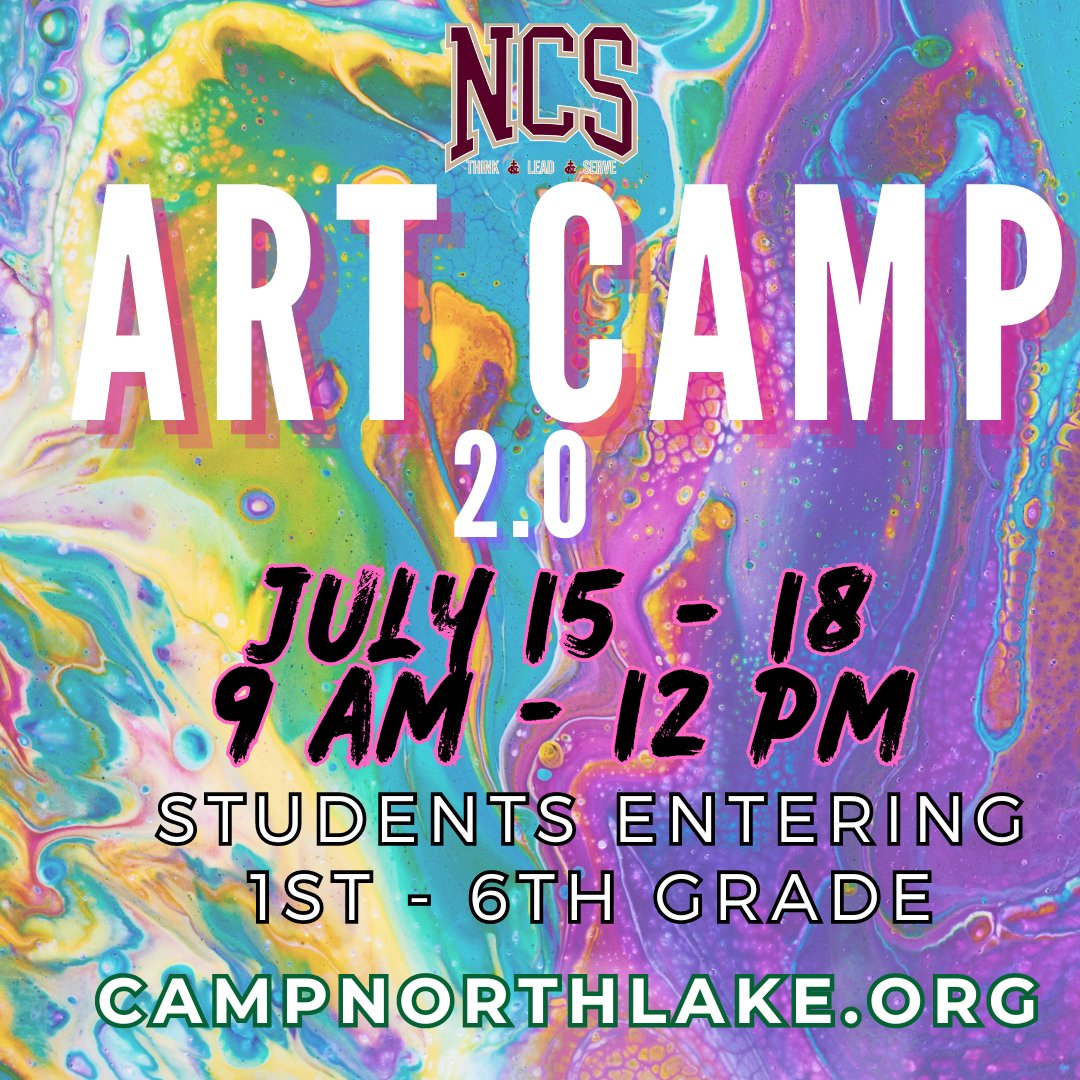 NCSCovington's tweet image. Get ready to unleash your creativity at Art Camp 2.0! 🎨 Next week, we'll be diving into the mesmerizing world of marbling and mixed media. It's going to be an art extravaganza like no other! Don't miss out - register now and let's make some masterpieces together! #ArtCamp