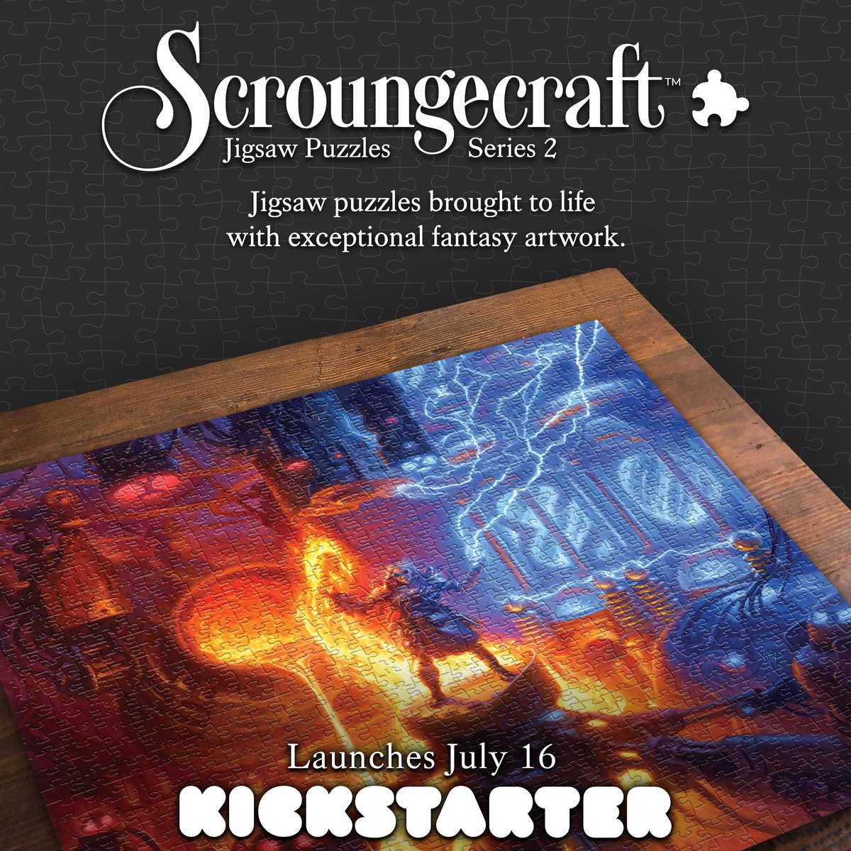 Scroungecraft Series 2 launches in ONE WEEK! 👀

Get equipped for the upcoming cozy puzzle season with these stunning 1000-piece jigsaw puzzles featuring beautifully handcrafted fantasy artwork. 🎨🐉

Reserve your spot before launch for a FREE puzzle! 🧩⬇️
scroungecraft.com
