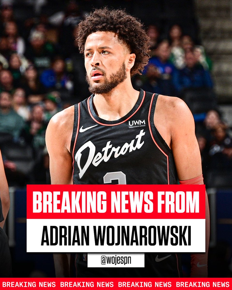 espn's tweet photo. Breaking: Cade Cunningham has agreed on a five-year, $224 million maximum rookie extension that could become worth as much as $269 million, his agents tell @wojespn. https://t.co/34ZveiBAqC