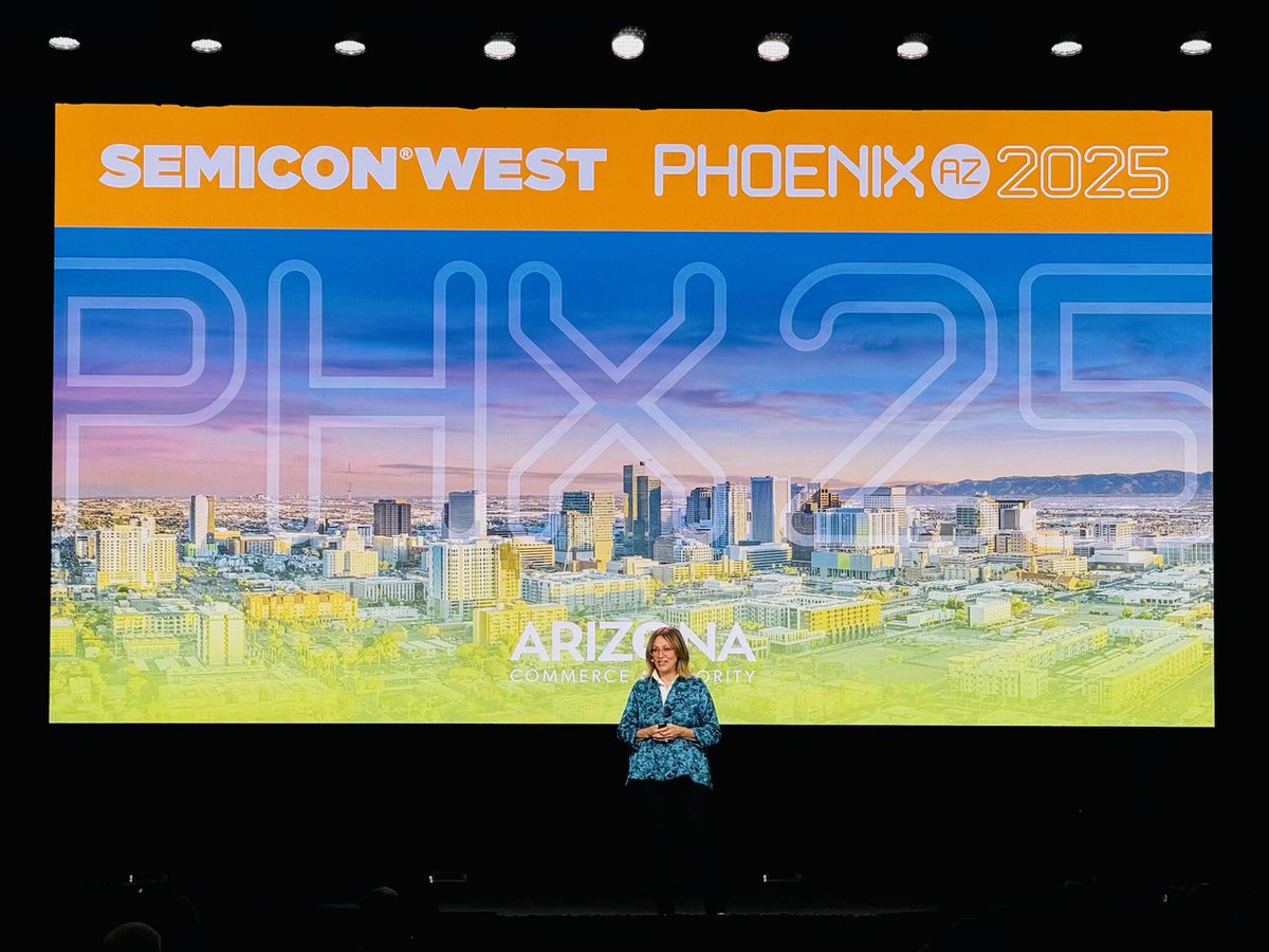 SandraWatsonAZ's tweet image. I'm honored to present at #SEMICONWest about Arizona's nation-leading #semiconductor investments. From leading-edge manufacturing to advanced packaging, R&amp;amp;D, supply chain, equipment, and workforce development, Arizona is leading America's semiconductor resurgence! @SEMIAmericas