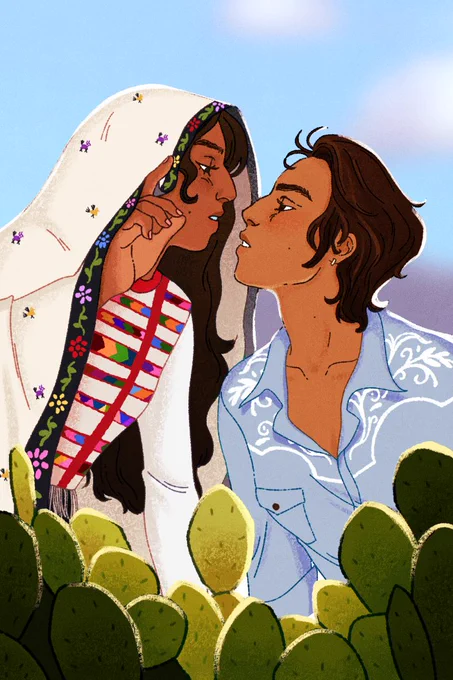 Hi #PortfolioDay ! I'm Dani, an Indigenous illustrator. I'm available throughout the year for freelance work and would love to work on projects with rich cultural references! Previous  Penguin Random House, Rebel Girls peachieflame.comportfolio in bio 