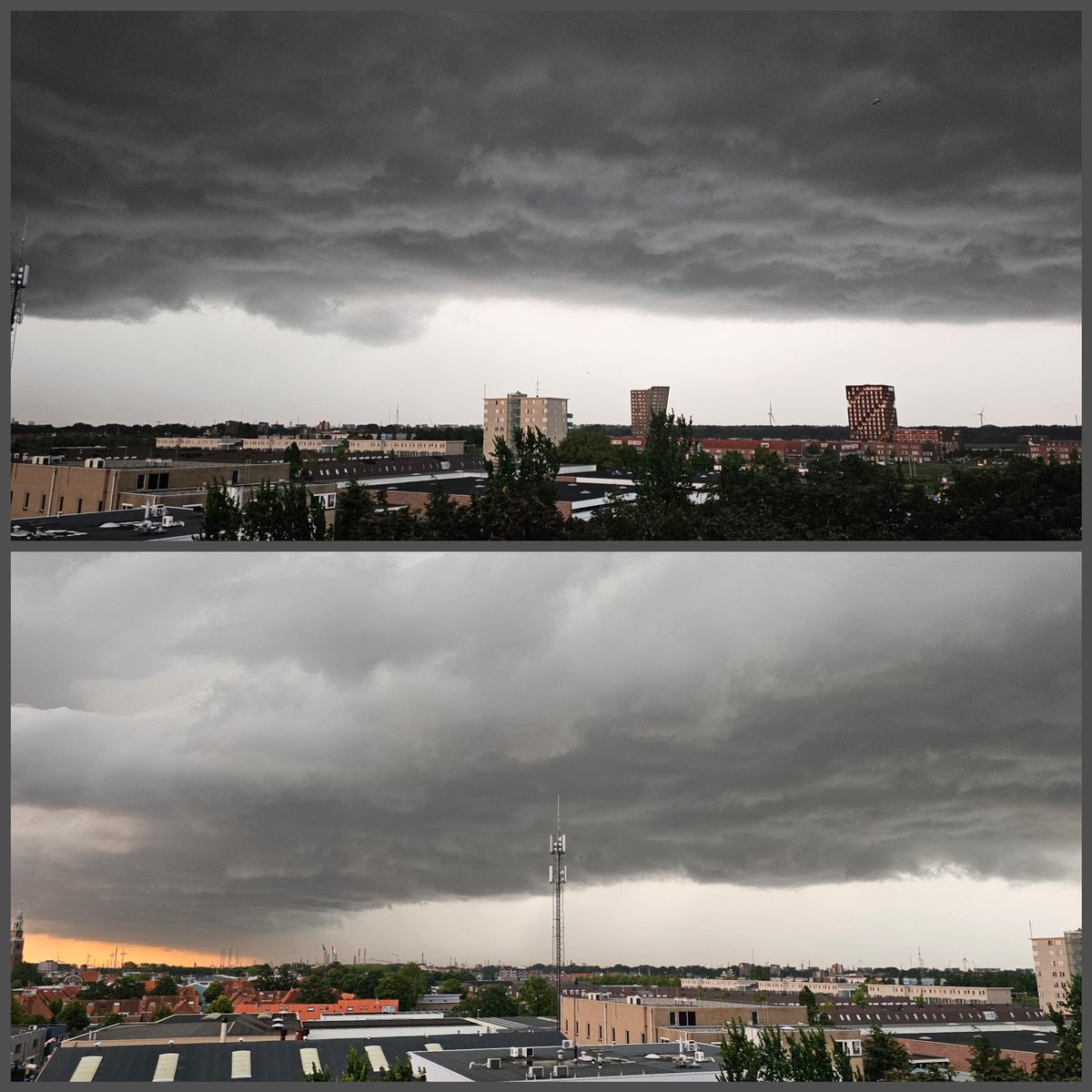 Sandra_Warren's tweet photo. #shelfcloud #cloudporn #codeoranje #noodweer #homeview #maassluis #balcony @ErvaarMaassluis https://t.co/4NeIvGRaIy