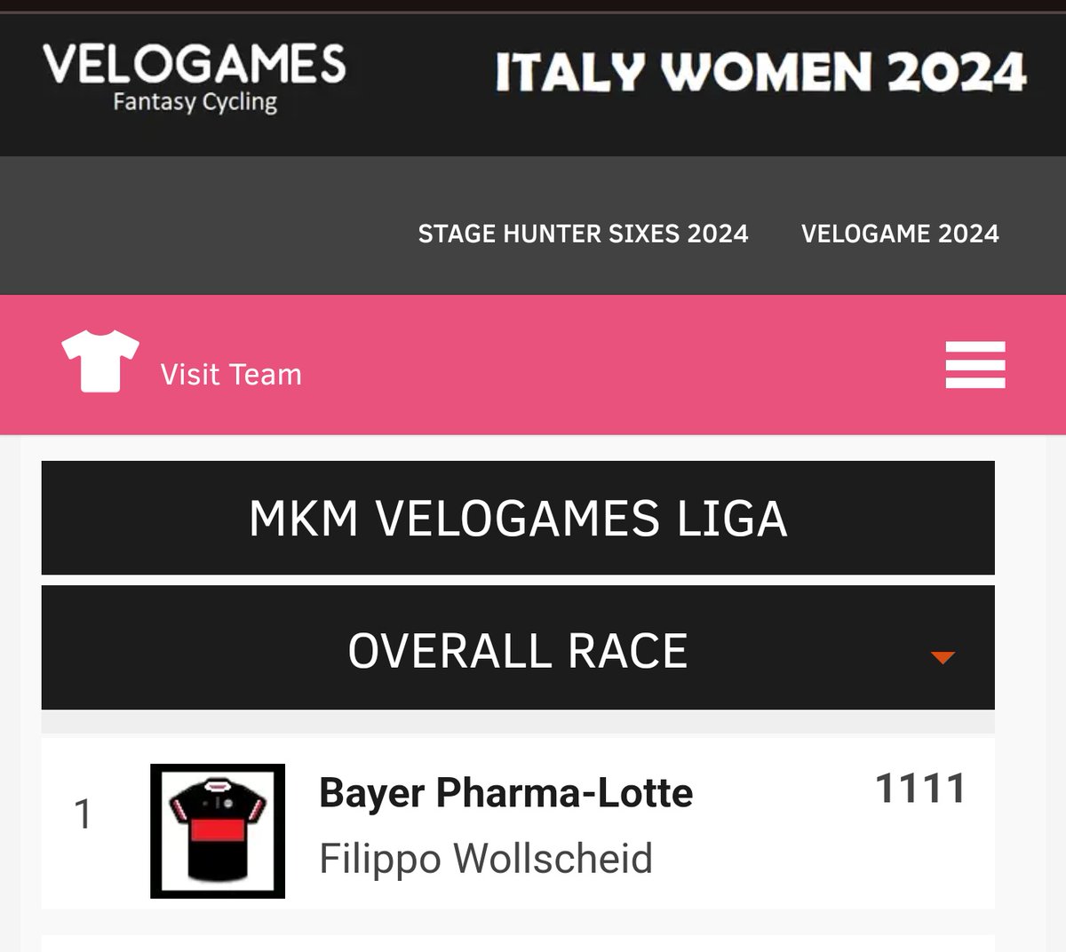 FarbenstadtPhil's tweet image. Stop the count☝️ #Velogames #MKM #GirodItaliaWomen