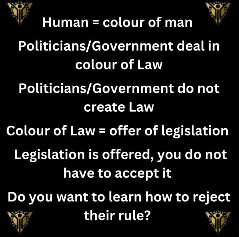 SovereignPete's tweet photo. Deception at every level. Once more realise this, there will be a revelation overnight. The Sovereign Project is leading the way, showing how the Legal system, language deception &amp; how to get out of this mess. Join us. #colouroflaw #legalsystemabuse #lies #lieslieslies #sovereign https://t.co/DZHragYKUA