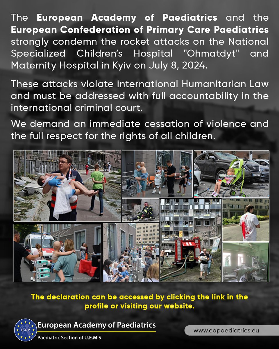 European Academy of Paediatrics (EAP) tweet media