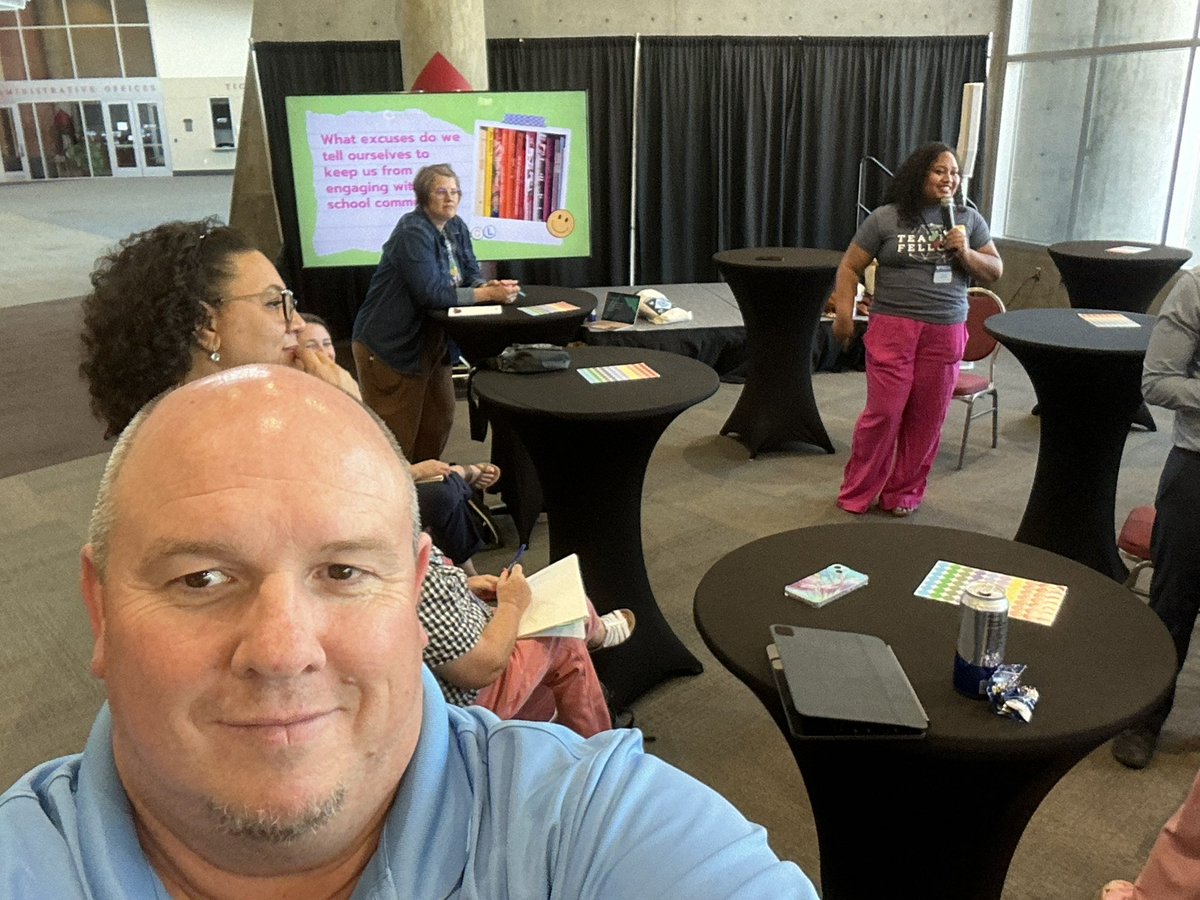 At the Show Up for Teachers Conference learning about community connections presented by The Utah Teachers Fellows.