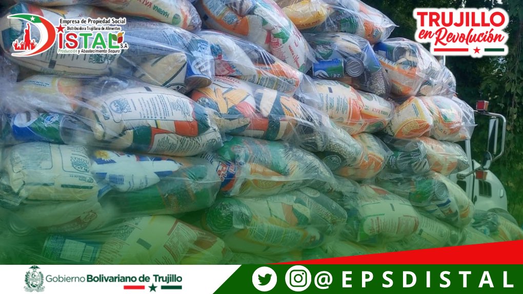 Entregamos 6.302 combos CLAP en el municipio Pampanito iniciativa del gobierno nacional compromiso que representa un apoyo importante para mitigar los efectos de la crisis económica en los hogares Trujillanos . #VenezuelaEsPoesía