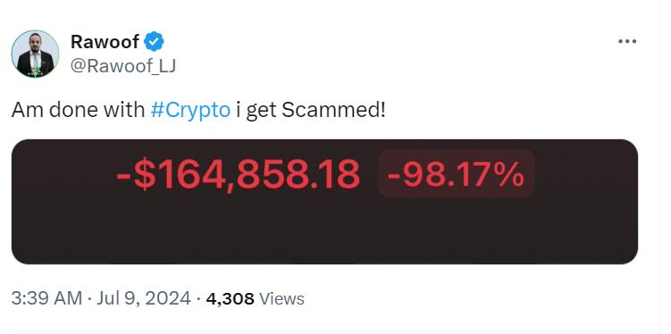 When a cheater is cheated...

#grovecoin #GroveX #Grovegreenarmy #GGA #Grovetoken #GroveXchange