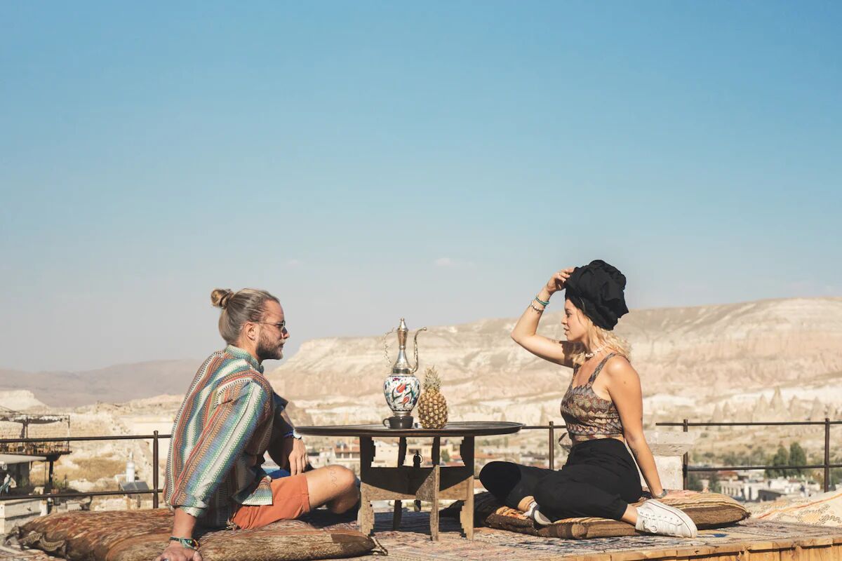 Turkish tea with a view 😍 It really can’t get any better than this!