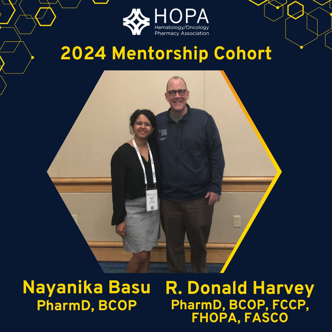 HOPARX (@hoparx) on Twitter photo The 2024 Mentorship program began at #HOPA2024. Nayanika Basu paired w/ <a href="/DrDonaldHarvey/">R. Donald Harvey PharmD</a>: “I want to learn to expand my pharmacy practice and role as a leader. I hope to learn how to contribute to the field and balance responsibilities w/ day-to-day tasks” bit.ly/3PEYyDa The 2024 Mentorship program began at #HOPA2024. Nayanika Basu paired w/ <a href="/DrDonaldHarvey/">R. Donald Harvey PharmD</a>: “I want to learn to expand my pharmacy practice and role as a leader. I hope to learn how to contribute to the field and balance responsibilities w/ day-to-day tasks” bit.ly/3PEYyDa