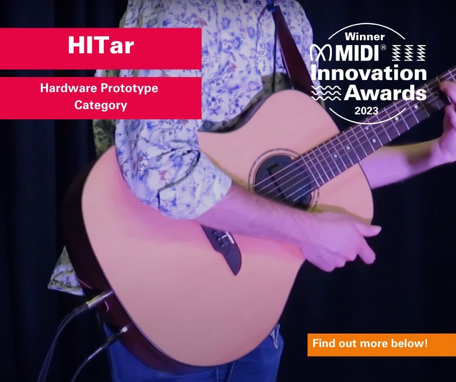 The MIDI Association (@midiassociation) on Twitter photo HITar was the winner of the MIDI Innovation Awards in the Hardware Prototype Product Category. Find out more on the website: linktr.ee/hit4r
To vote for this year's winner, visit voting.broadjam.com/vote/midi.php
<a href="/MusicHackspace/">Music Hackspace</a> <a href="/NAMMShow/">NAMMShow</a> <a href="/the_hitar/">HITar</a> <a href="/soundonsoundmag/">Sound On Sound</a> HITar was the winner of the MIDI Innovation Awards in the Hardware Prototype Product Category. Find out more on the website: linktr.ee/hit4r
To vote for this year's winner, visit voting.broadjam.com/vote/midi.php
<a href="/MusicHackspace/">Music Hackspace</a> <a href="/NAMMShow/">NAMMShow</a> <a href="/the_hitar/">HITar</a> <a href="/soundonsoundmag/">Sound On Sound</a>