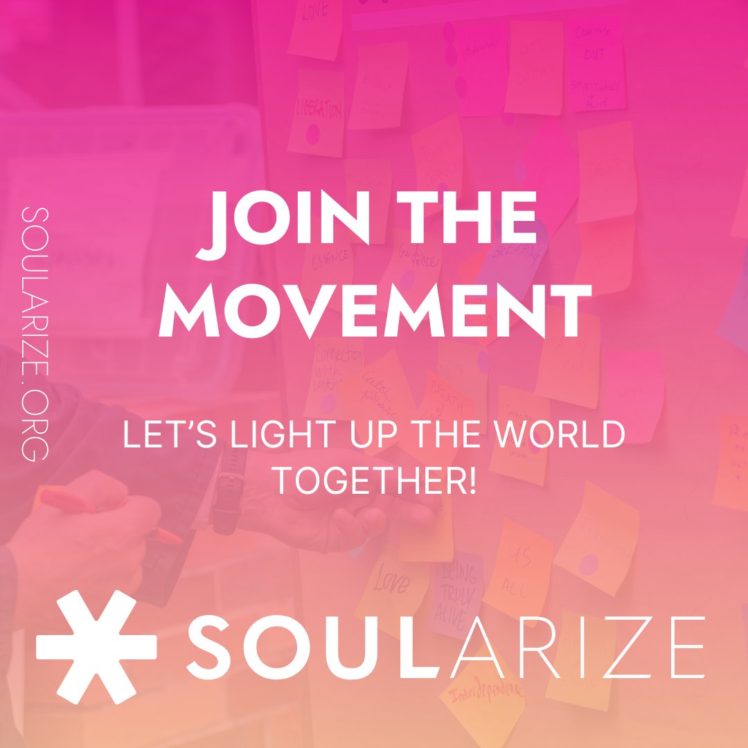 🌟 Join the movement and let's light up the world together! 🌍✨ 

Discover more about our transformative events and initiatives at our website: soularize.org 

#Soularize #JoinTheMovement #LightUpTheWorld #Inspiration #Innovation #GlobalCommunity