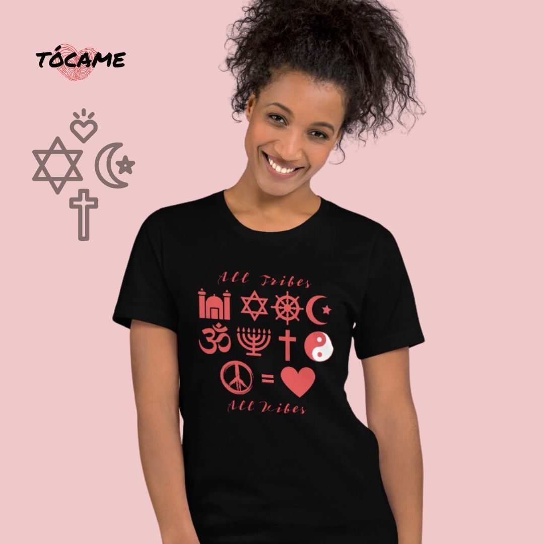 tocametee's tweet image. 🌎 Embrace Global Unity with the "All Tribes & Vibes Equal Love" Unisex Tee! 💖🌟
💕 #ShopLove #FashionAffection #Tocametee #OOTD