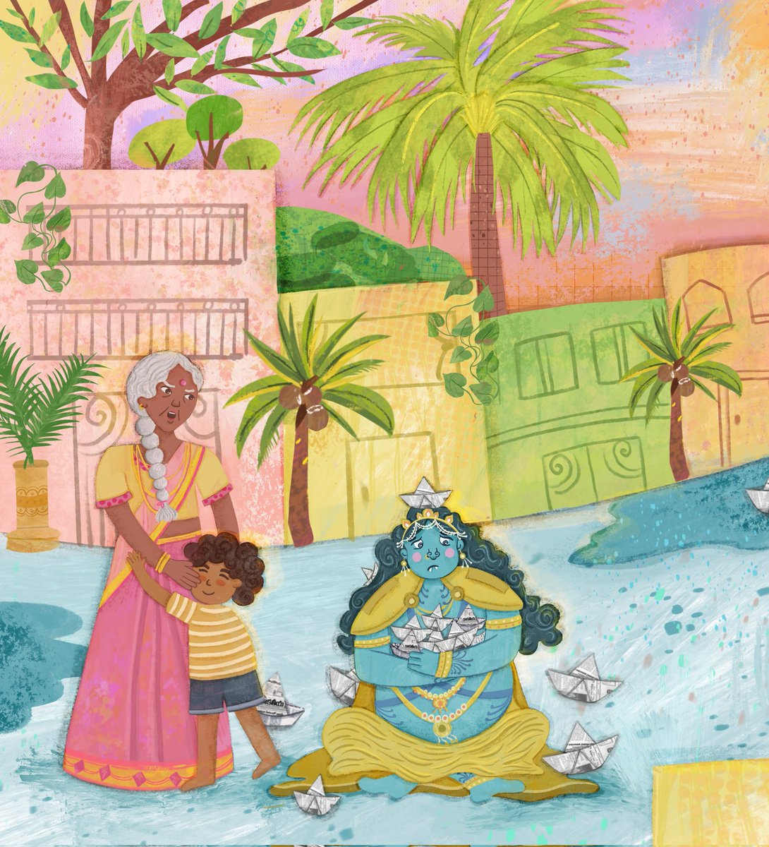 cheerylilcherry's tweet photo. Hi #PortfolioDay! 
I'm Anushka, a south asian queer illustrator and visual artist. I enjoy drawing people, environments &amp; animals. Also looking for work opportunities &amp; art rep! I'd love to illustrate PBs, covers &amp; chapter books🌿

📬 bansalanushka111@gmail.com https://t.co/Jsypco2a1z