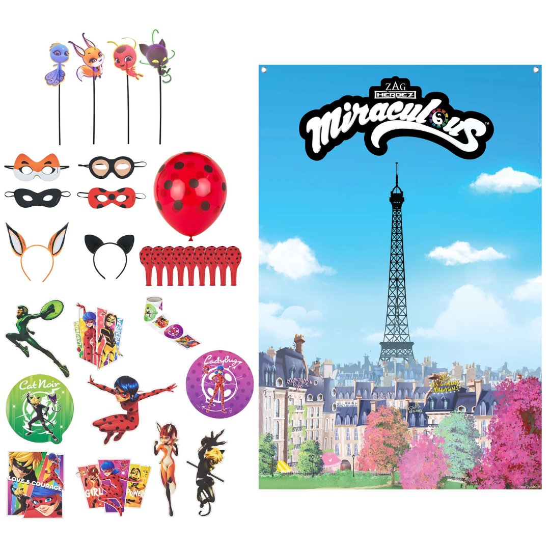 BeMiraculousLB's tweet photo. 🎂🎈Ready for the ultimate Miraculous party?🥳 The offical 13-Piece Surprise Miracle Box provides all the accessories and goodies you need! 🎁Find it at @Walmart! 🇺🇸 https://t.co/LVv7xCqEM0
#miraculousladybug #miraclebox #ladybug #catnoir https://t.co/UWYHaavn0G
