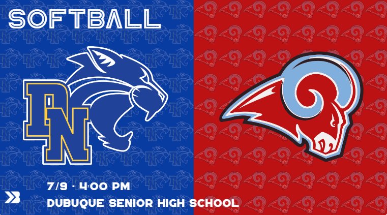 Dubuque Senior HS Softball (@ramssoftballdbq) on Twitter photo ‼️SENIOR NIGHT‼️
🚨Game Day ✌️
🏠Art Weigand Field🏠
🆚 <a href="/DNorthSoftball/">North Softball</a>
Game 1:
4:00 PM
Game 2:
5:30 PM
Let's pack the stands to celebrate OUR SENIOR <a href="/sophie_link24/">Sophie Link</a> 🩵💙❤️🥹
<a href="/NastyNation22/">Nasty Nation</a> <a href="/DBQSeniorRams/">DBQ Senior Activities and Athletics</a> #GetTo ‼️SENIOR NIGHT‼️
🚨Game Day ✌️
🏠Art Weigand Field🏠
🆚 <a href="/DNorthSoftball/">North Softball</a>
Game 1:
4:00 PM
Game 2:
5:30 PM
Let's pack the stands to celebrate OUR SENIOR <a href="/sophie_link24/">Sophie Link</a> 🩵💙❤️🥹
<a href="/NastyNation22/">Nasty Nation</a> <a href="/DBQSeniorRams/">DBQ Senior Activities and Athletics</a> #GetTo