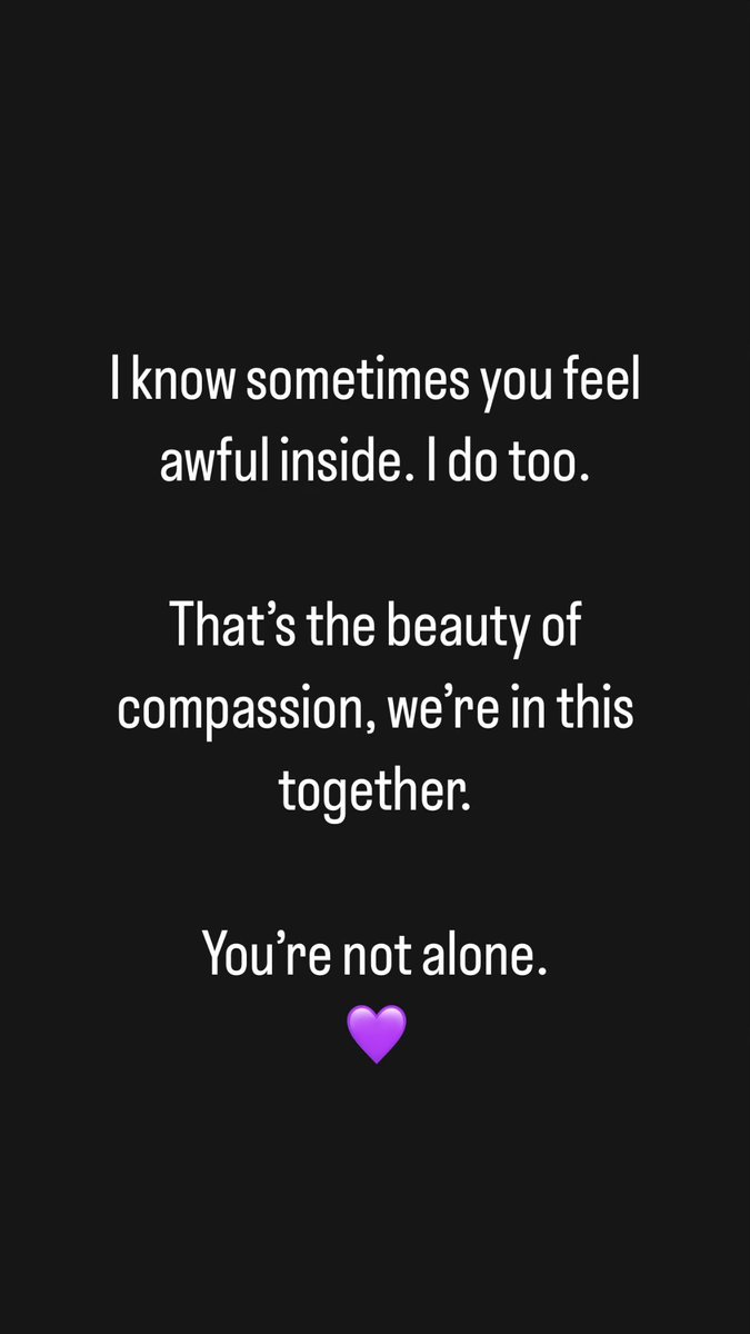 Thejasongarner's tweet photo. you’re not alone 💜 https://t.co/DH7TuCSSVn