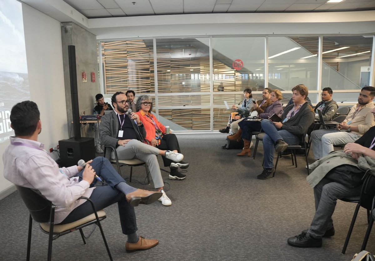 BAM_Bogota's tweet photo. #BAMNow | Estamos en el espacio de Coproducir con Latinoamérica, dentro Tanque de pensamiento Latinoamericano, con la participación de doce voces de Brasil, Colombia, Ecuador, República Dominicana y Uruguay, conoceremos las políticas que permiten la coproducción en estos países. https://t.co/sZOXBJOcvR