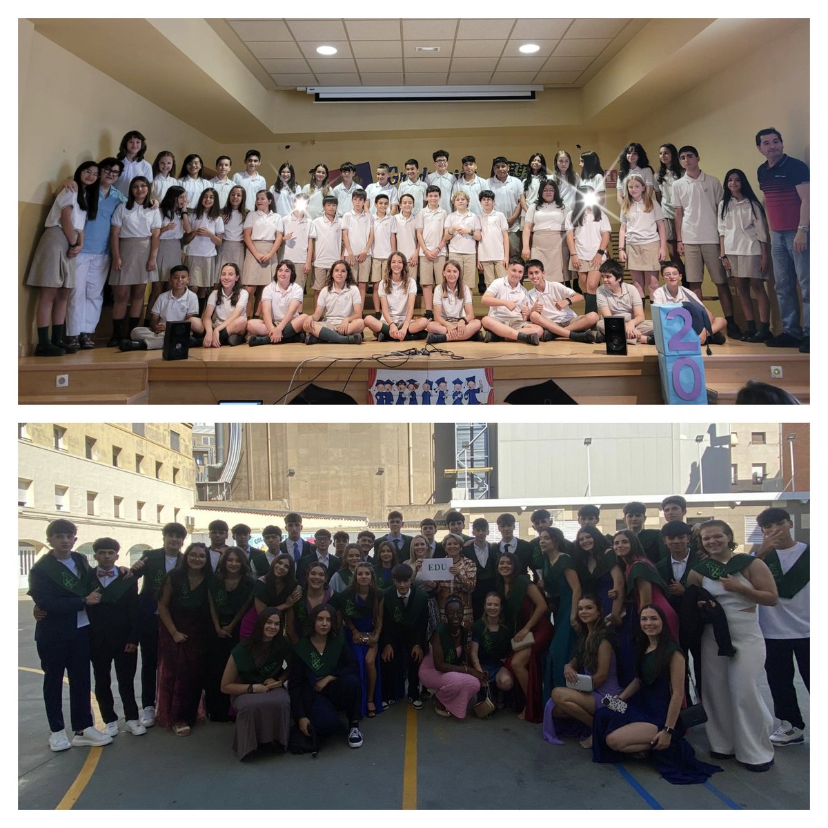 SantaRosaFESD's tweet image. Graduaciones fin de curso.
Desde el Colegio os damos la enhorabuena a todos.
Estamos orgullosos de este nuevo paso que vais a dar, sabemos que estáis muy bien preparados y mejor personas.
#somosfesd #vivetupasion #aceptaelreto #entregate