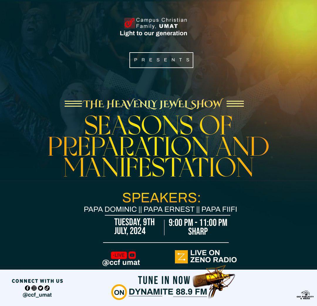 Family ❣️❣️❣️❣️❣️
🌱 Join us on Dynamite FM for a special Bible discussion on "Seasons of Preparations and Manifestations"! 🌟Explore the spiritual significance of different seasons in our lives and how God prepares us for His mighty manifestations.
The time is 9:00 pm .
 #Bible