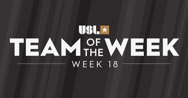 MontereyBayFC's tweet photo. ⭐️ @carlosthecraque had a league-best performance between the sticks over the weekend! Here's @USLChampionship's Team of the Week for Week 18! ⤵️