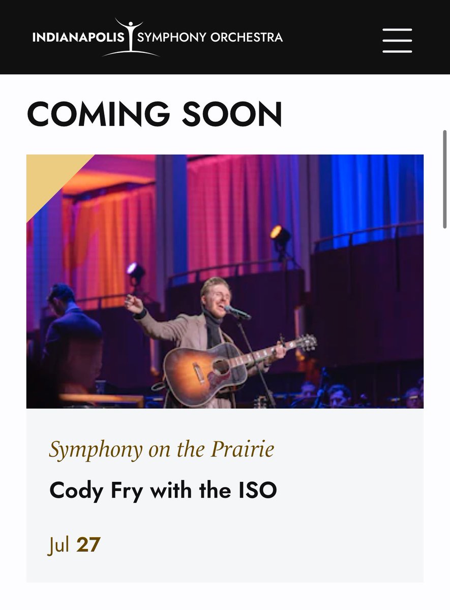 Symphony on the Prairie with the Indianapolis Symphony on July 27! indianapolissymphony.org/event/23-24-co…