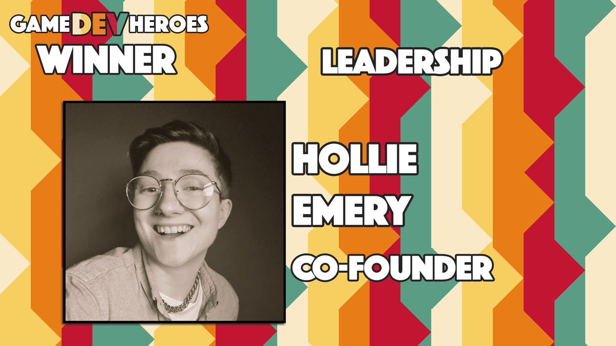 🎉 Up next is Hollie Emery, our 2024 Leadership Hero! 🏆  
 
<a href="/SLINKYFISHY/">Hollie Emery🌈</a> #GameDevHeroes #GDH2024 
 
🧵(1/4)