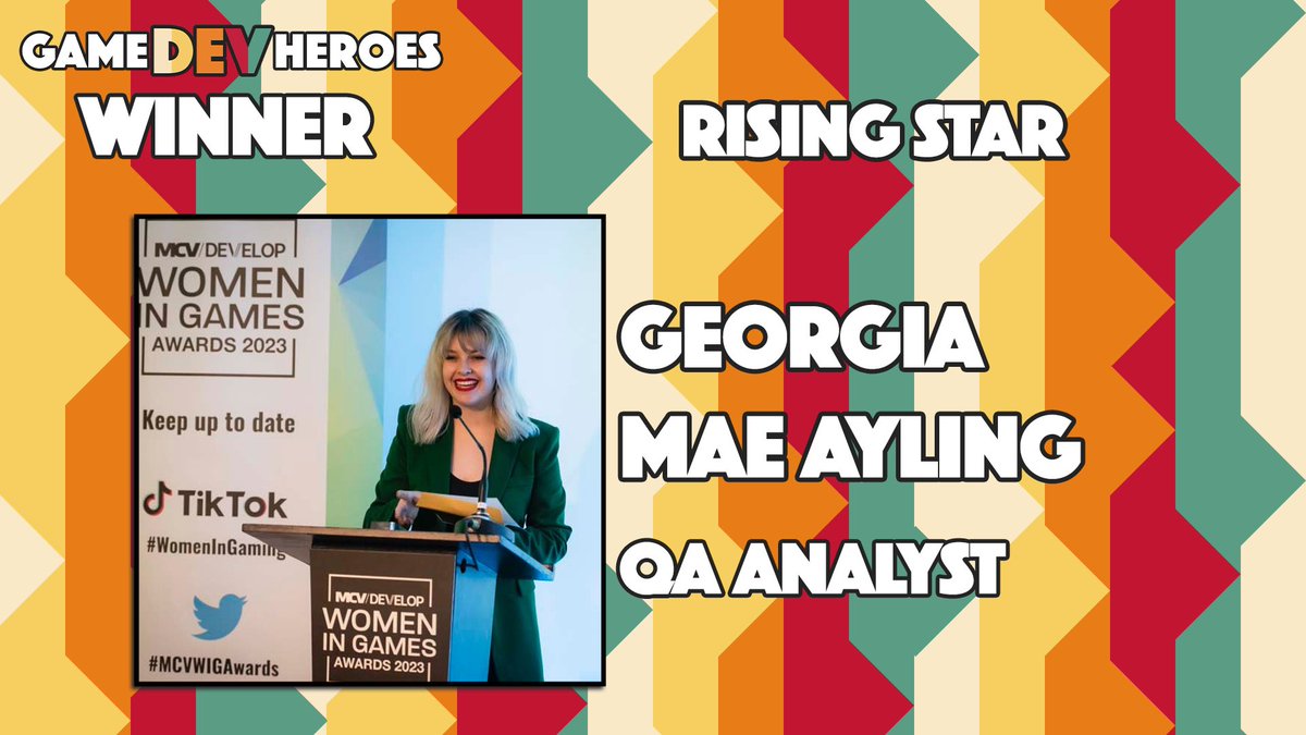 Game Dev Heroes (@gamedevheroes) on Twitter photo 🎉 Congratulations to Georgia Mae Ayling for winning the Rising Star Award! 🏆
<a href="/GeorgiaMAyling/">Georgia Mae Ayling</a> #GameDevHeroes #GDH2024
🧵(1/4) 🎉 Congratulations to Georgia Mae Ayling for winning the Rising Star Award! 🏆
<a href="/GeorgiaMAyling/">Georgia Mae Ayling</a> #GameDevHeroes #GDH2024
🧵(1/4)