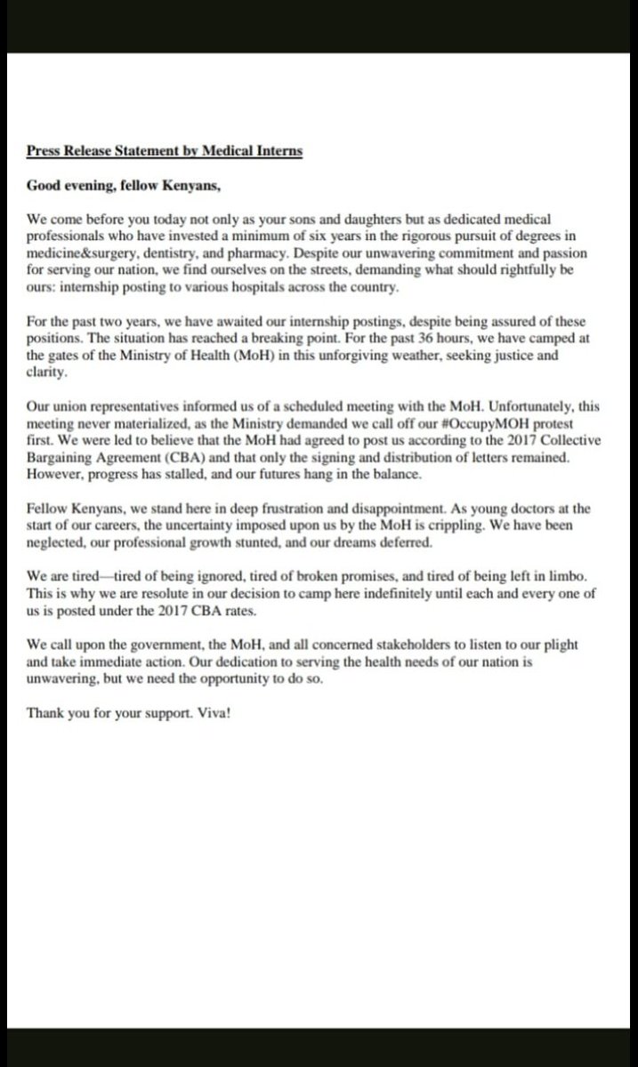We are tired of being ignored!
#OccupyMOH 
#PostMedicalInterns