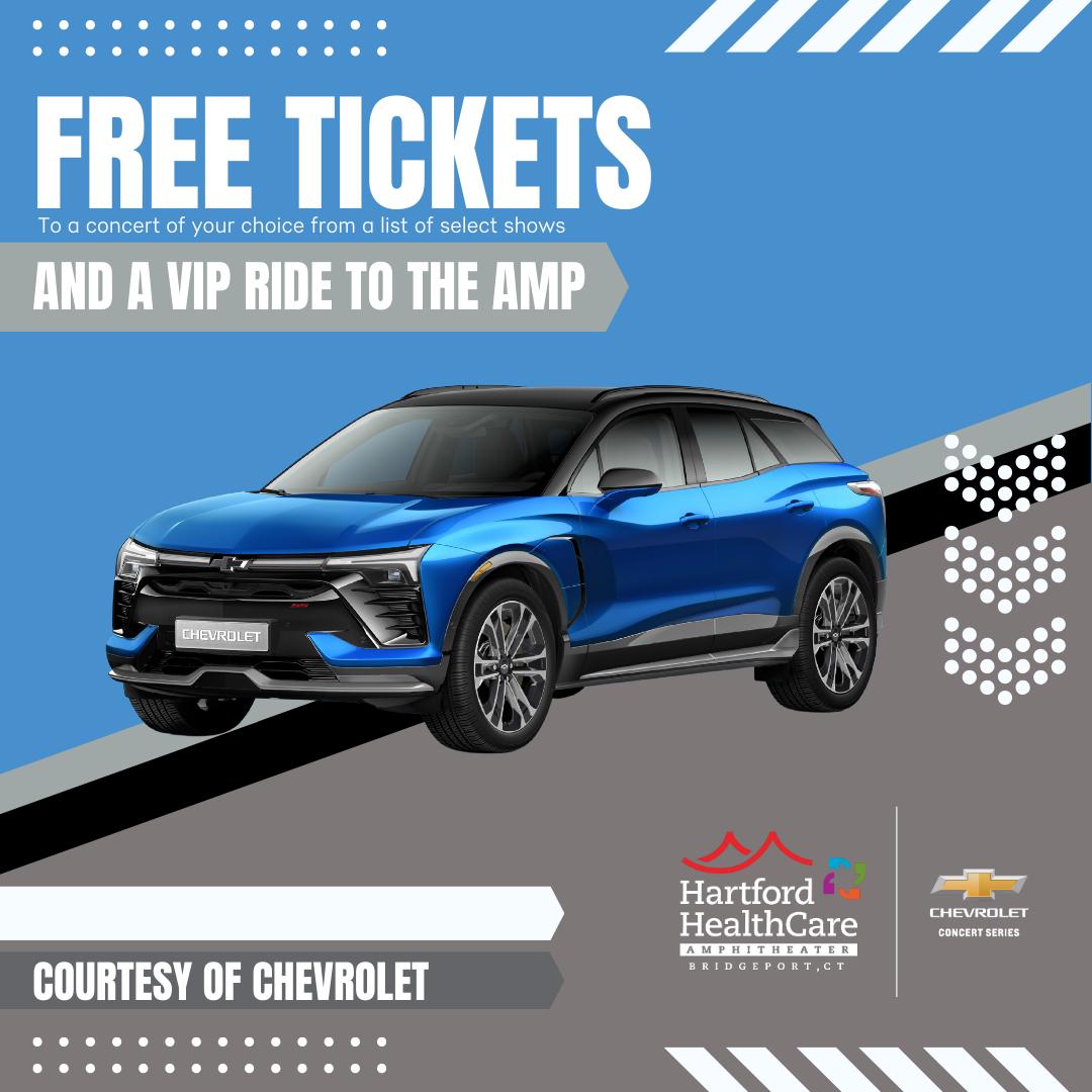 Live Nation CT (@livenationct) on Twitter photo THE CHEVY DRIVES THE AMP sweepstakes are live! Our partners at Chevrolet are giving away FOUR FREE tickets & VIP transportation! Upcoming shows include <a href="/dirtyheads/">Dirty Heads</a> & <a href="/SlightlyStoopid/">Slightly Stoopid</a>, <a href="/sammyhagar/">Sammy Hagar</a> & more!
Enter NOW for your chance to win:
bit.ly/ChevyAmp2024 THE CHEVY DRIVES THE AMP sweepstakes are live! Our partners at Chevrolet are giving away FOUR FREE tickets & VIP transportation! Upcoming shows include <a href="/dirtyheads/">Dirty Heads</a> & <a href="/SlightlyStoopid/">Slightly Stoopid</a>, <a href="/sammyhagar/">Sammy Hagar</a> & more!
Enter NOW for your chance to win:
bit.ly/ChevyAmp2024