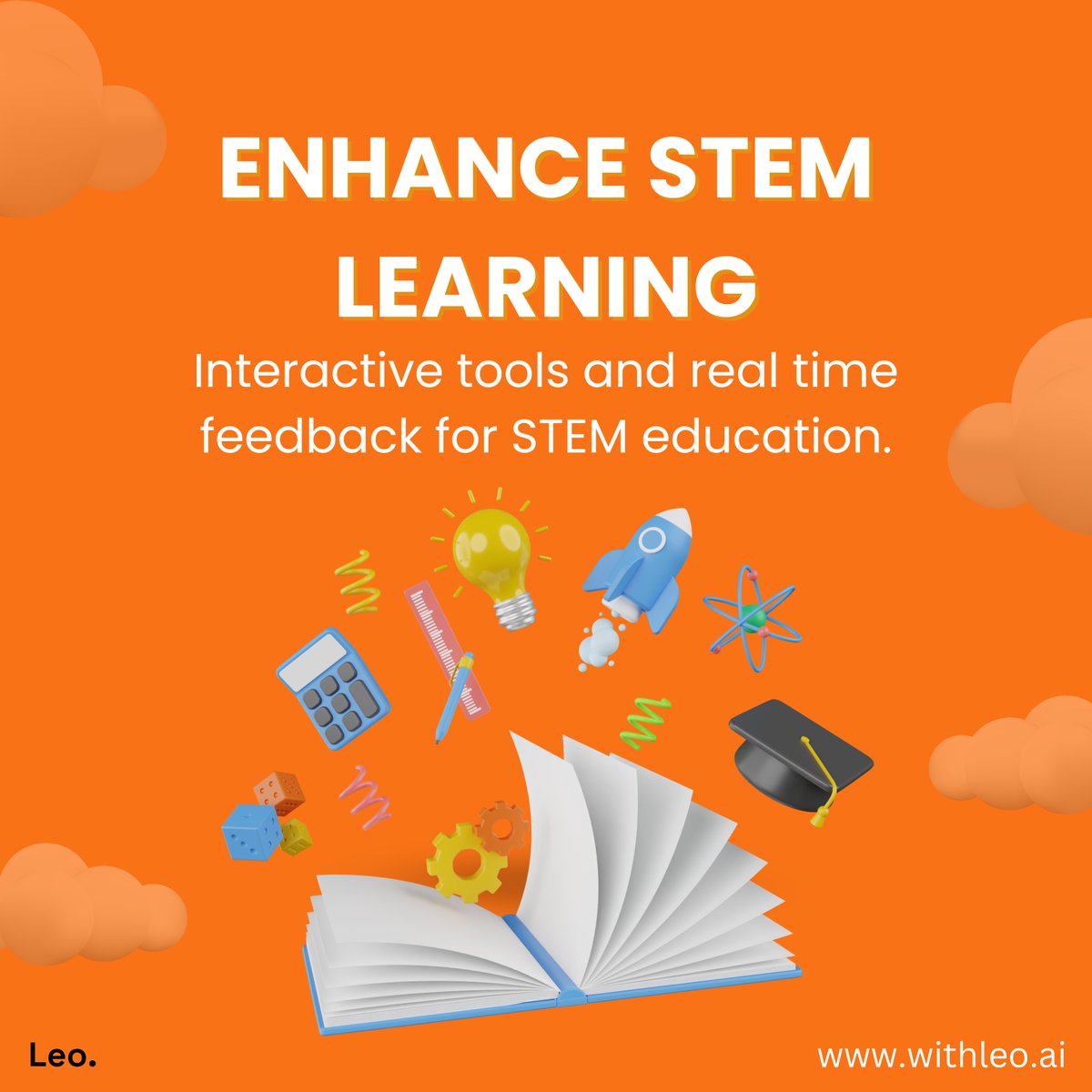 withLeoAI's tweet photo. Elevate STEM education with Leo! 🌟 Interactive tools, automated grading, and real-time feedback make STEM engaging and accessible. Learn more at https://t.co/WD8Yeo3t4c.

#AI #edtech #education #teaching #AIinEducation #TeacherTools #TeachingAssistants #EducationalAI https://t.co/vq4gwG5syB