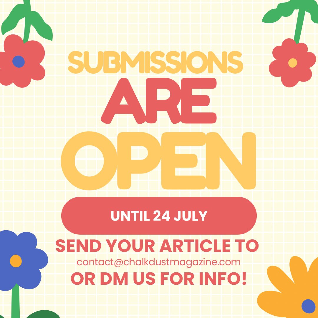 Ever fancied getting your writing into a high quality maths magazine? We’ve got the next best thing!

All articles submitted by 24 July will be considered for Issue 20 #WriteForUs #Chalkdust20