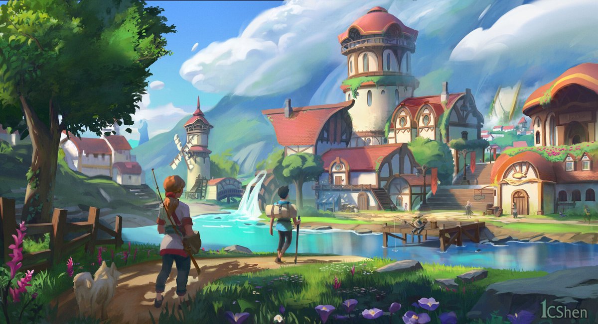 1cShen's tweet image. Hey #Portfolioday  I&apos;m an environment concept artist. 
🎨1cshen.com 
📷hygeist@gmail.com
