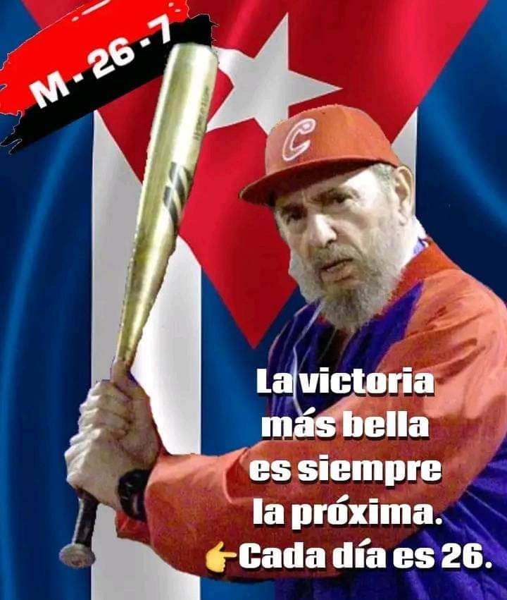 geiacuba's tweet photo. "Digo que no ha cesado la lucha contra el enemigo, debemos estar muy alertas de eso; es fuerte...el enemigo todavía quiere destruirnos, porque nos quiere destruir con armas ideológicas; debemos perfeccionar nuestra ideología,debemos elevar nuestros valores"
#FidelPorSiempre https://t.co/5LIf2Zdykt