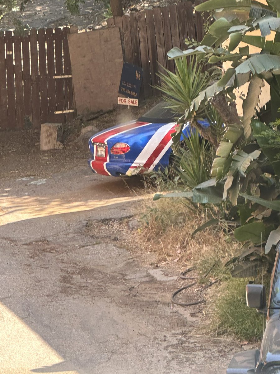 Shocking new development: my neighbor owns the Austin Powers Shaguar