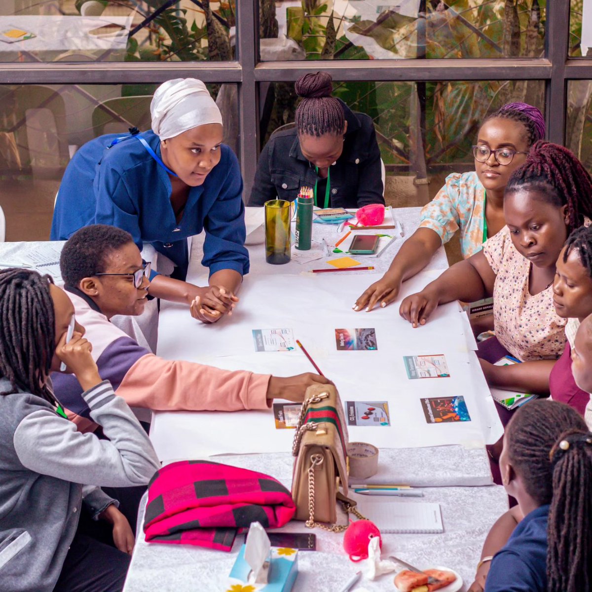KiraboDamalie's tweet photo. What a privilege to be among like-minded individuals passionate about climate justice! Day 2 of #Girlsforclimate training was about unlearning and re-learning.Grateful for this community.@G4ClimateAction @JoanitaBabirye @ViolaKataike https://t.co/Yax8gDQT99