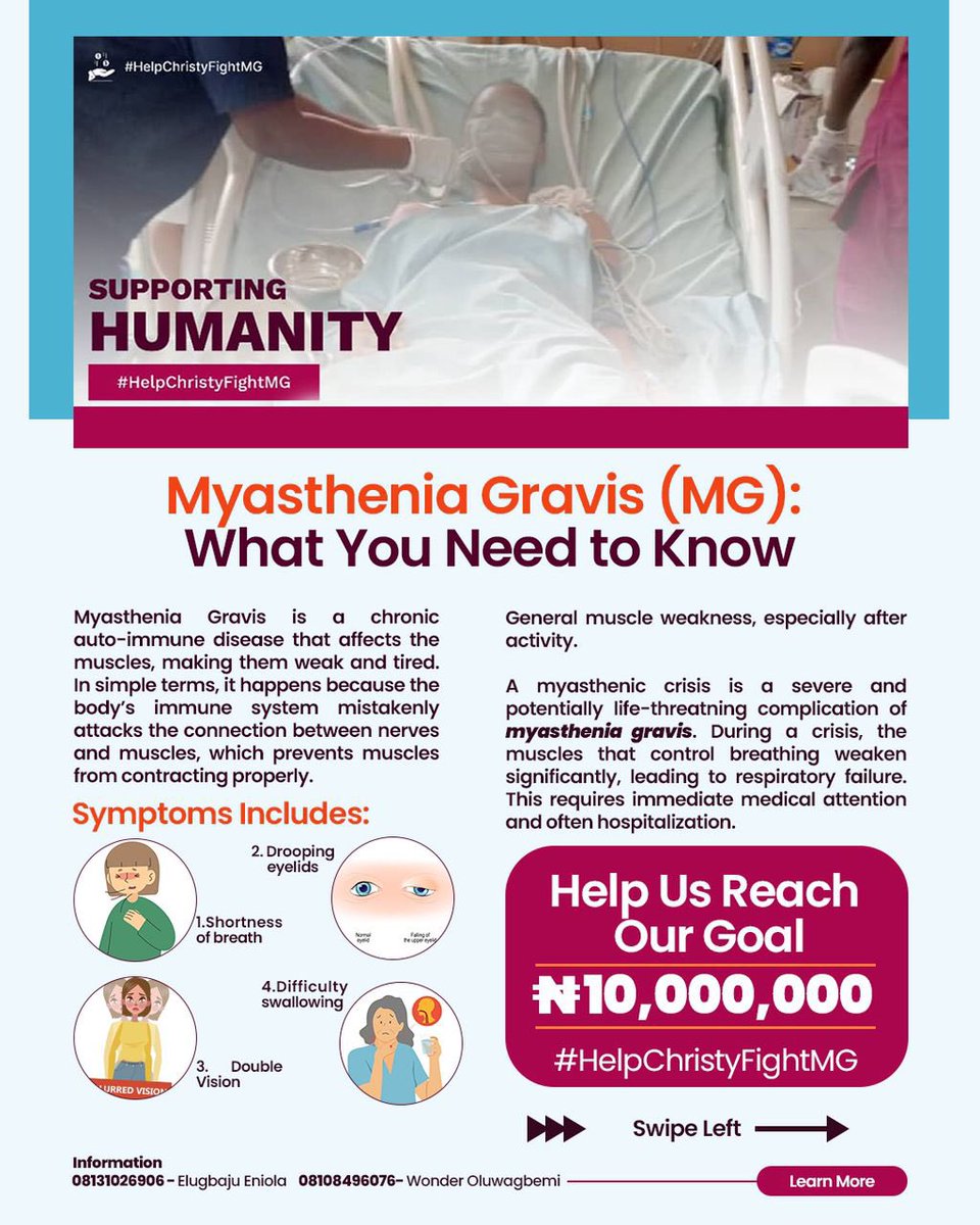 tooniwade's tweet photo. Please join us to get Dr Christianah back on her feet.

1015697425
Dailo Ajoke Janet
UBA

#HelpChristyFightMG
#FightMGforChristy
#GiveChristyaChance https://t.co/w2fRHkeedQ