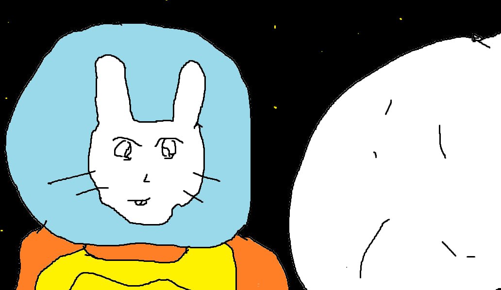 DrawMeARabbit's tweet photo. In a mission 🌑🌑 https://t.co/IgmYYUcPaB