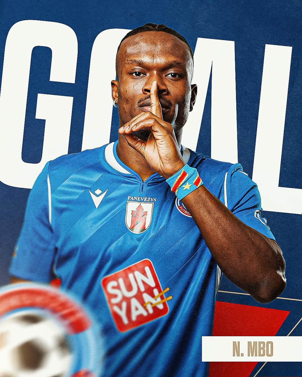 🇱🇹 The first Champions League match of the new season has taken place and we’ve had three English players involved, with one even scoring!

Panevėžys of Lithuania defeated HJK of Finland 3-0 in the first qualifying round first leg. 

Former #Gills forward Noel Mbo came on to