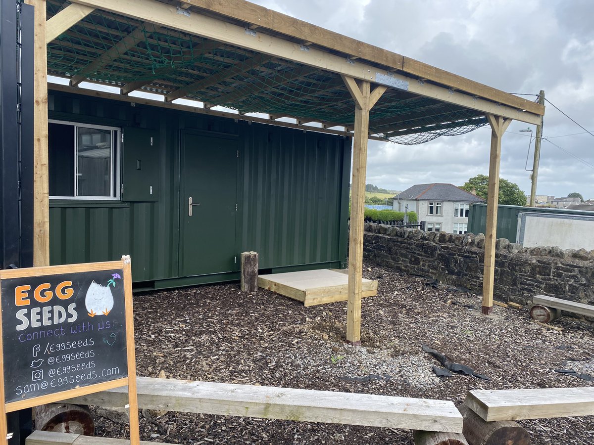 BGCWales's tweet photo. The Lodge keeps growing! Thanks to Eggseeds for helping with our latest build…The Other Place. Activities Climbing Music Performance and Fun @LodgebgcWales @EggSeeds https://t.co/LkGenXxtMV