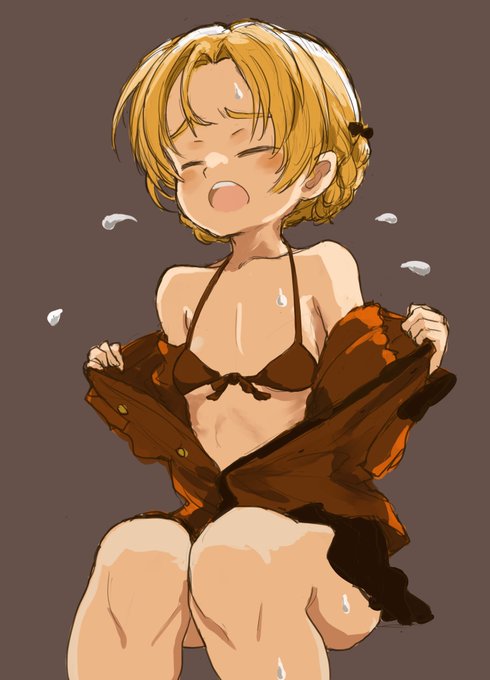 #オレンジペコ生誕祭2024 #garupan 今年の暑さに耐えきれなくなったペコ 