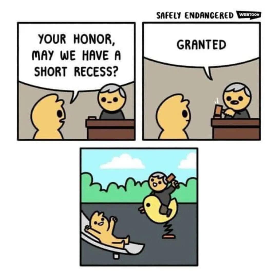 The recess we all need 🤗