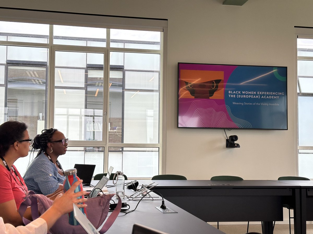 Anissa_Bougrea's tweet photo. Some @ECPR_Gender highlights. The panel on Building anti-racist feminist praxis in Europe w Prof @Dbourabain &amp; @ToniHaastrup, the panel on environmental justice w my amazing sister @aminaodofin on petro-sexual politics &amp; chairing the Anti-Gender Resistance in IR panel #ECPG2024 https://t.co/HhbOWSTlk5