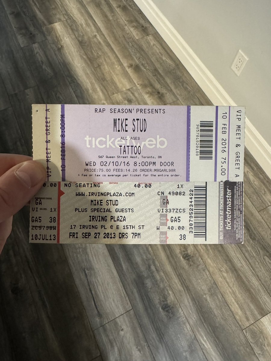 rileyadam's tweet photo. Found a little souvenir, been a Steve since day one! See you next month in Toronto 🤝🏻 @justmike https://t.co/7Bge7vkwXn