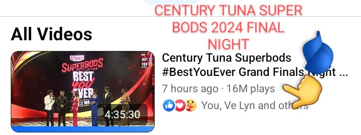ChandriaRichard's tweet photo. #TRENDINCENTURY
TUNA SUPER BODS 2024
( 16MILLION VIEW )👈
KATHRYN BERNARDO POST
KATHRYN SLAY SUPERBODS FINAL BEST YOU EVER @bernardokath you are the one who warms up your fans so #Live and #KATHDEN's posts are trending ...
#QUEEN #BESTYOUEVER👑 https://t.co/kCtVDYUiYj