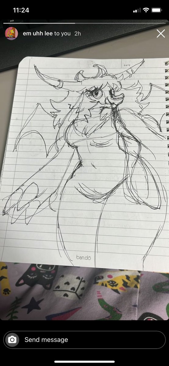 BateBiscuits's tweet photo. My irl friend made a fursona so I needed to contribute to the furry indoctrination (she made the right one lol) https://t.co/YmlKQMUTrA