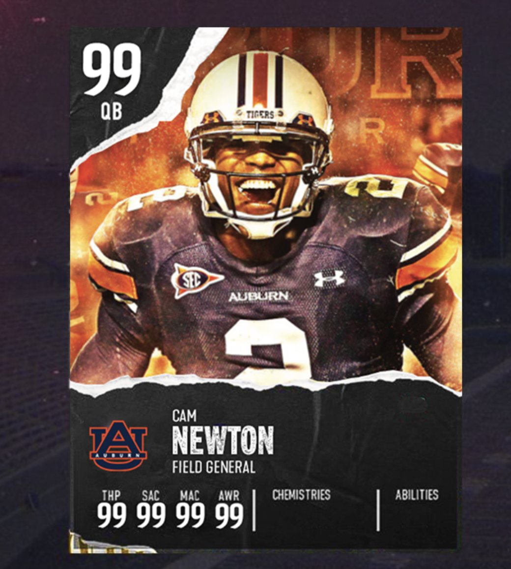 itsdomyoutube's tweet image. Only real ones will have this as their QB1 in CFB Ultimate Team