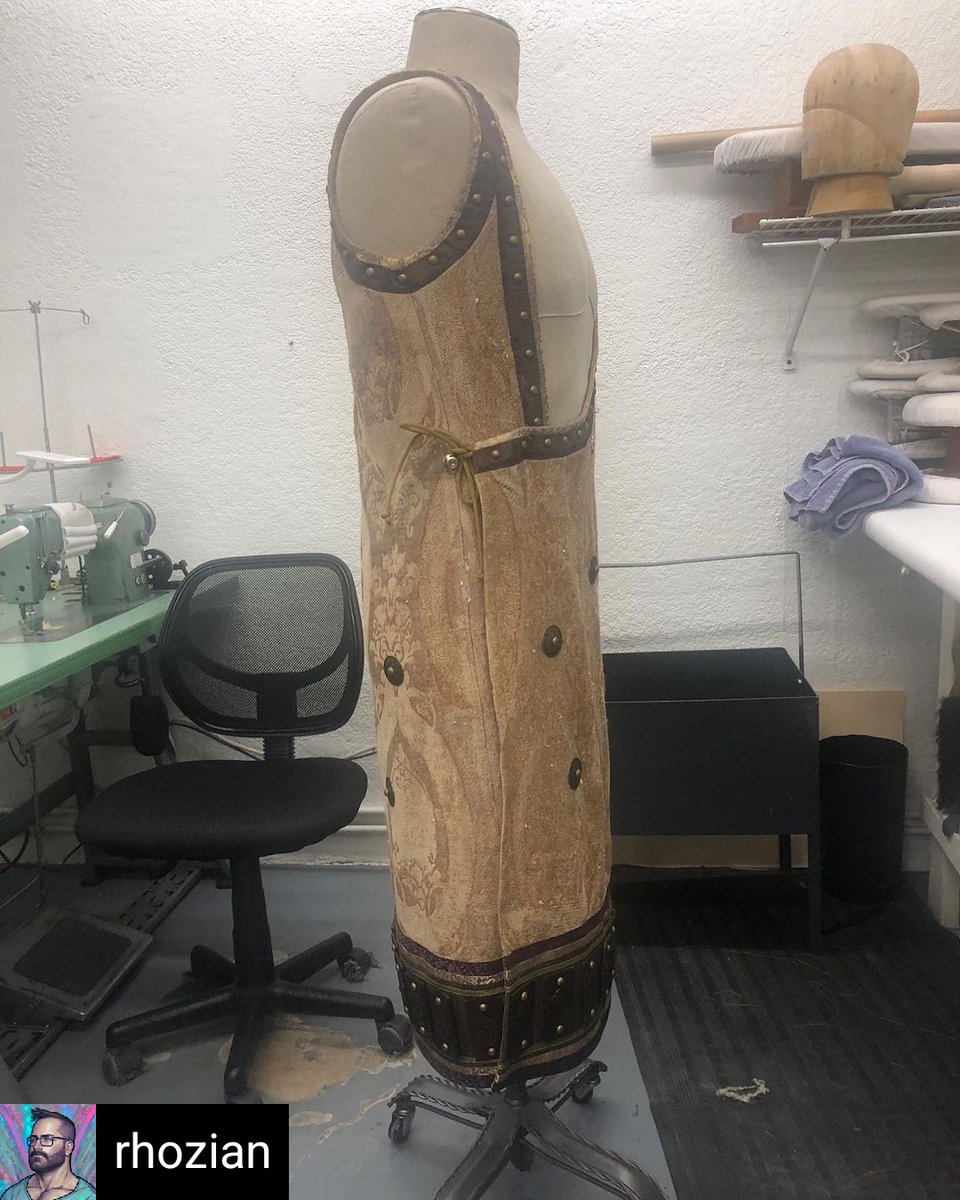 MPC705's tweet image. RP from IG #mpc705 #costumer Randy Hozian.
I was in charge of this last minute project for Rebel Moon. We made several multiples Elizabeth Ashworth and myself were the stitchers and I was the cutter. #local705  
#motionpicturecostumers  #iatse #iatse705