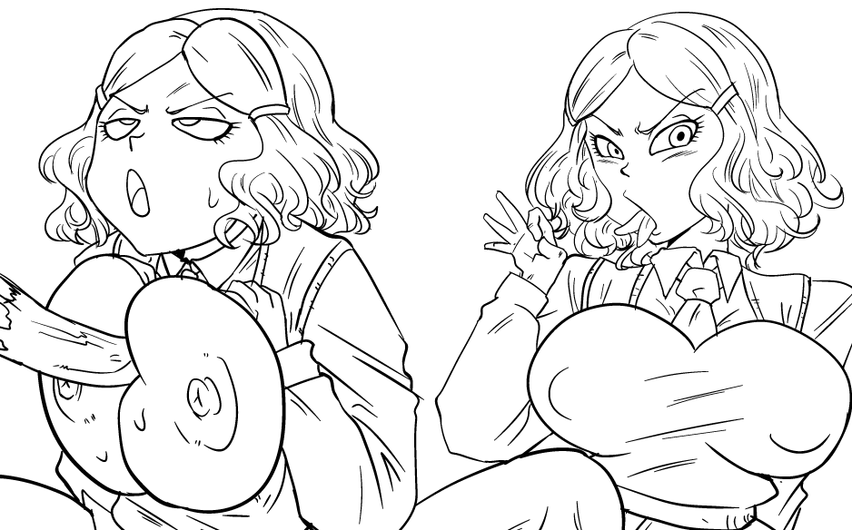 あいかわらず髪型むずいな('・ω・`)
今日はここまでにしますか 