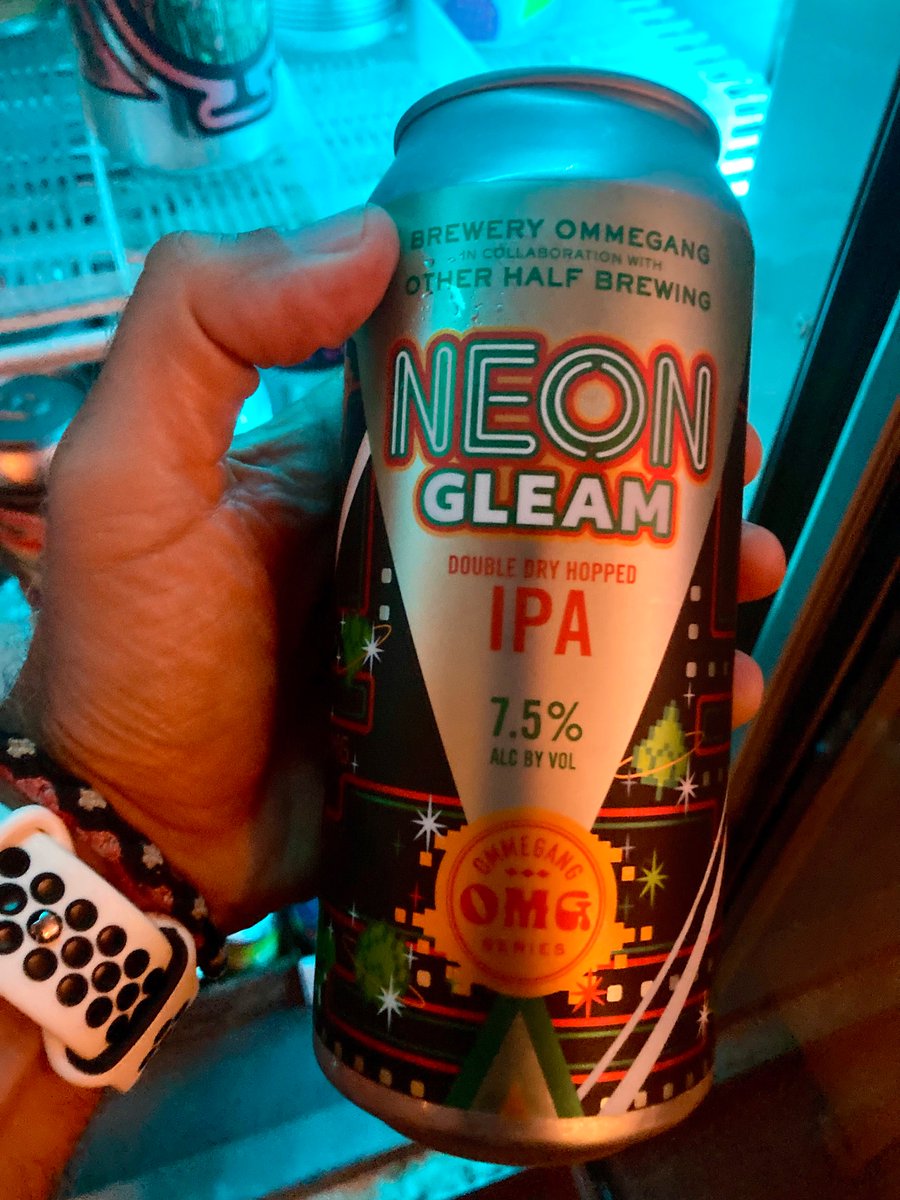 I'm ready for this one today... Neon Gleam IPA by Brewery Ommegang in collab with Other Half Brewing Co. How' bout you???  Come check it out or any in our serious selection! WE OPEN AT 3pm
#beerculture #beerculturenyc #hellskitchen #bottleshop #breweryommegang #otherhalfbrewingco